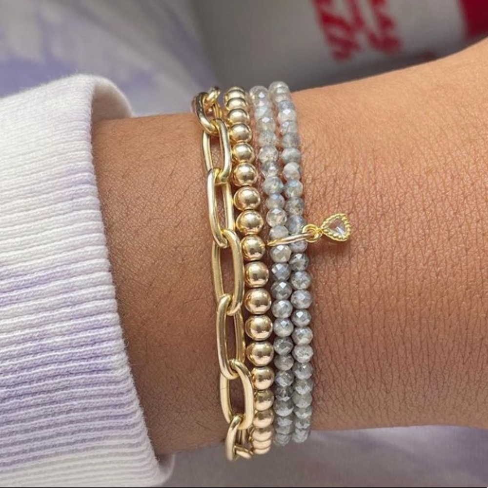 14k bubble bead bracelet